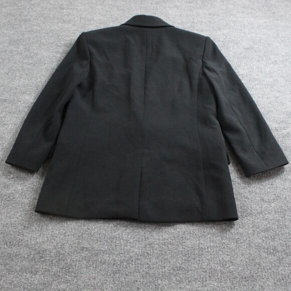 Alexander Wang Blazer Womens 4 Black Tailored Stretch Work Business Quiet Luxury - Picture 3 of 8